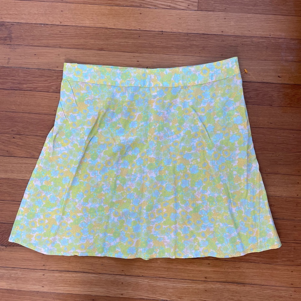Spring mini skirt